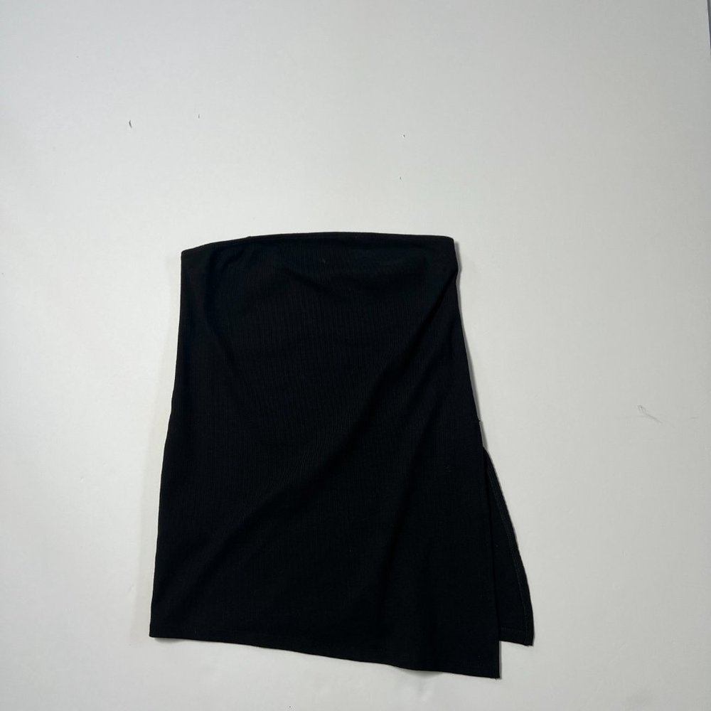 Mango Strapless Bandeau top with openings